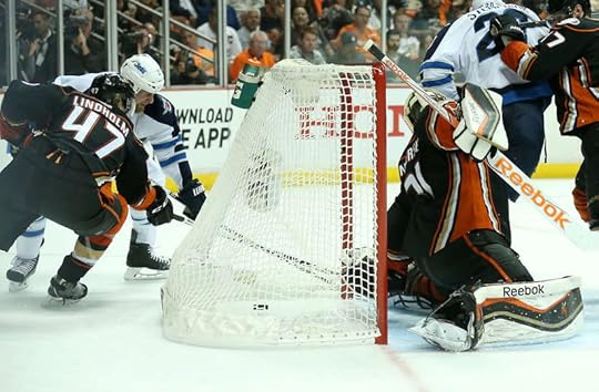 Adam Pardy scores on the wrap around.