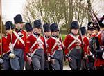 The Fort was filled with reenactors 