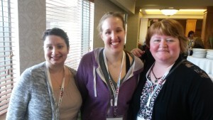 My peeps, Layna Pimentel, Steph Fram, and Kacey Hammell.