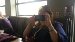 Camera Wars with Kali Willows. Yes, this was a thing all weekend.