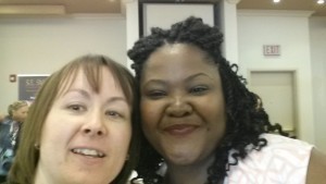 Selfie with Nathalie at the signing.