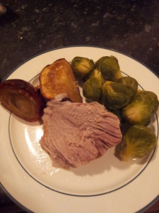 And after all that I forgot to get a picture of the crackling. 