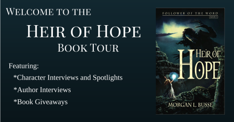 Heir of Hope Book tour