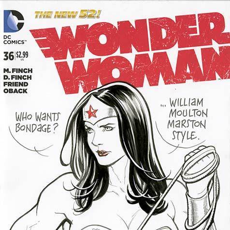 Frank Cho Wonder Woman sketch cover