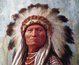 sitting-bull-headdress-detail