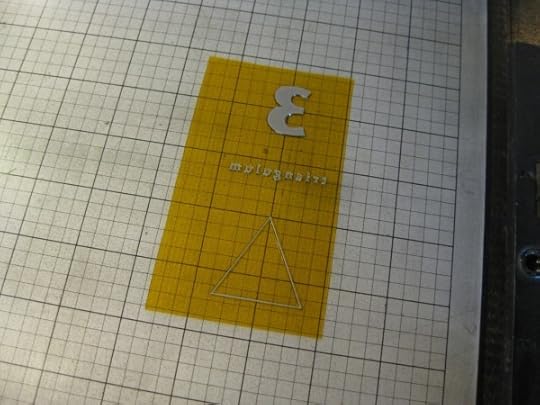 silver ink on the polymer plate for page #3