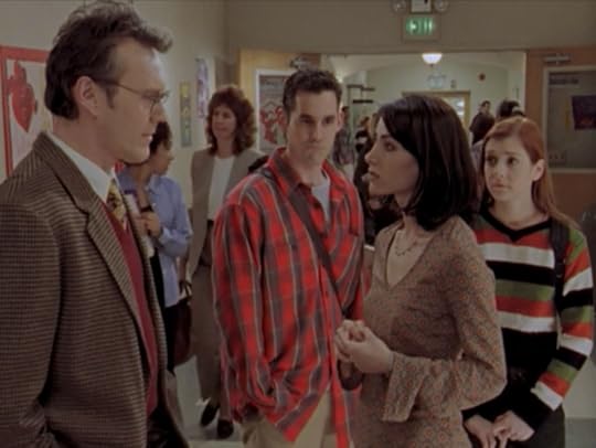 giles and jenny looking sad