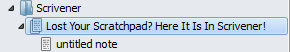 Scriv Scratchpad Copy