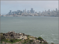 view of San Francisco from Alcatraz Island