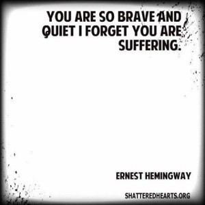 FB grief and suffering