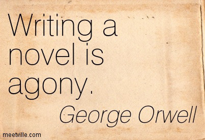 writing is agony