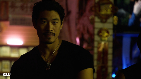 Tim Chiou was a bad guy on an episode -- a hot, mouth-watering bad guy.