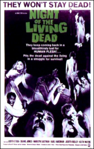 George Romero's Night of the Living Dead started the cannibal zombie craze.