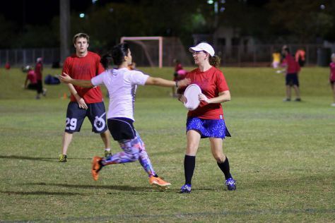 This is a pic from last spring. The theme of our league that season was books/literature. My team's name was The Da Vinci Throw