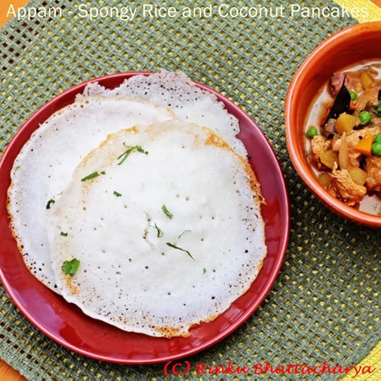 Appam - Lace Rimmed Rice and Coconut Pancakes