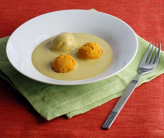 Vegan Carrot Koftas in Easy Blender Coconut Indian Sauce