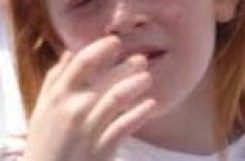 First communion close up