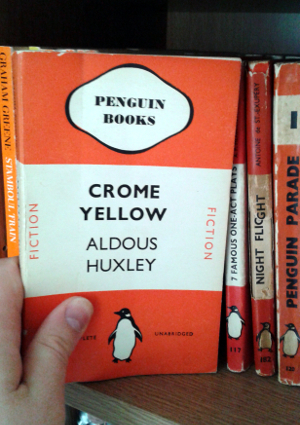 Crome Yellow by Aldous Huxley; Penguin Paperback 41; 1936 edition
