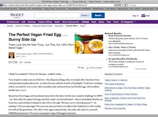 Yahoo Voices Fried Egg