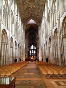 View down centre of cathedral