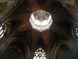 ceiling over the altar