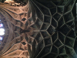 ceiling of smaller chapel