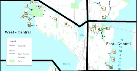 West Central and East Central Streams