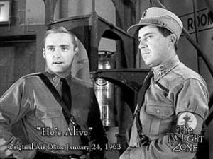 Paul Mazursky right in the Twilight Zone episode, He's Alive.
