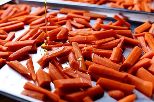 Roasted Carrots with Vinaigrette
