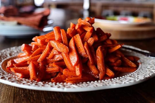 Roasted Carrots with Vinaigrette