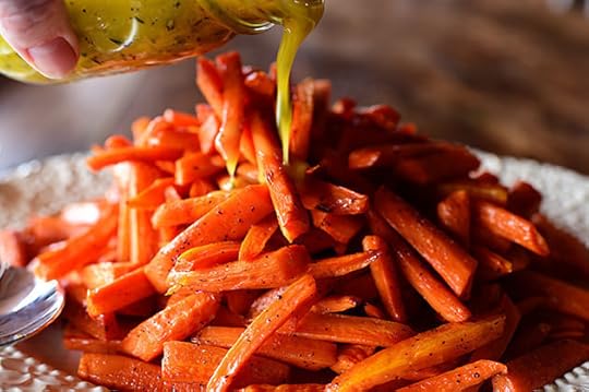 Roasted Carrots with Vinaigrette