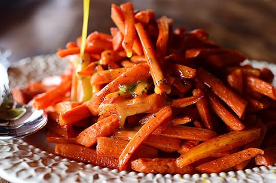 Roasted Carrots with Vinaigrette