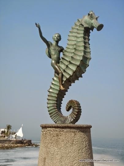 seahorse statue in Puerto Vallarta, Mexico