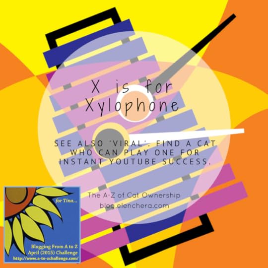 A-Z of Cats: X is for Xylophone