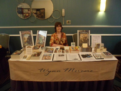 My table was just big enough for all my books.