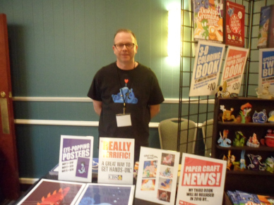 David Landis, the creator of the fabulous Desktop Gremlins papercraft books shared many tips on art and printing. Thanks David!