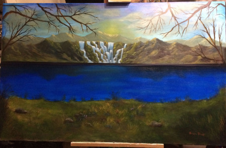 Unbroken (progression) 48x30 oil on canvas Dawn Blair ��2015
