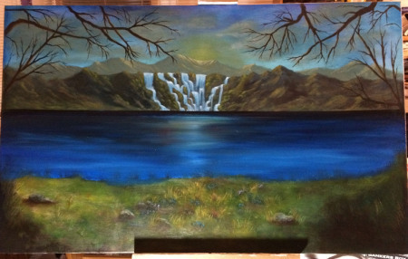 Unbroken (progression) 48x30 oil on canvas Dawn Blair ��2015