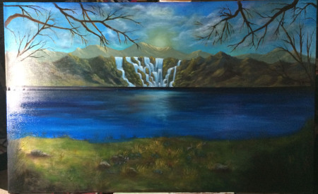 Unbroken (progression) 48x30 oil on canvas Dawn Blair ��2015
