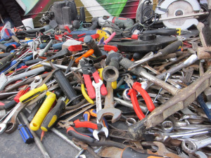 pile of tools