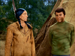 Christopher Dark (left) in Time Tunnel