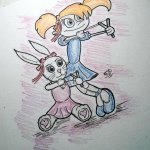 The Searchers - Wilma Bunny and her Girl - Rough Color