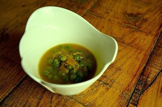 Guisantes con tripa de bacalao
