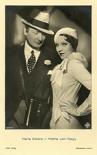 Käthe von Nagy and Hans Albers