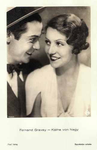Fernand Gravey and Käthe von Nagy in À Moi le Jour, à Toi la Nuit (1932)