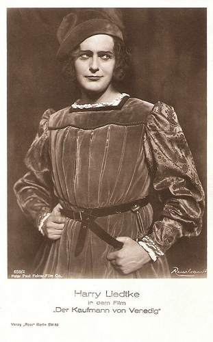 Harry Liedtke in Der Kaufmann von Venedig (1923)
