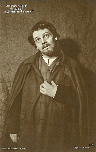 Alexander Moissi in Der lebende Leichnam