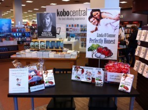 book signing set up