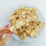 Crackers (vegani) al Sesamo Nero