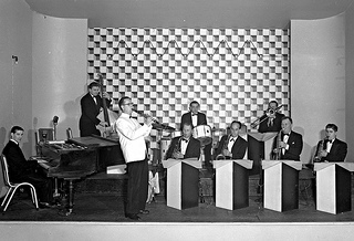 Band at the Majestic Ballroom, South Shields